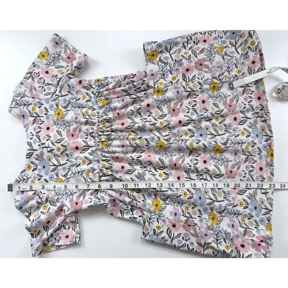 Remie Girl Floral Twirl Dress with Pockets Girls Size 7